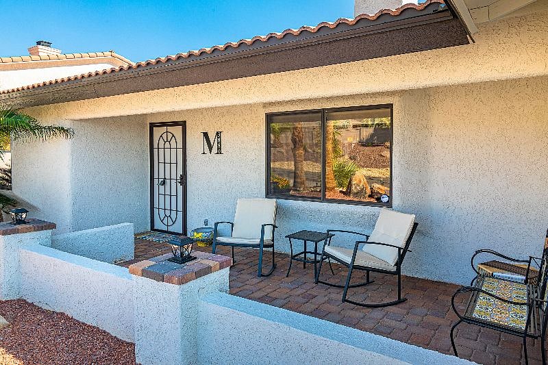 Front porch to relax and enjoy the views