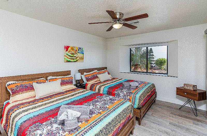 3rd bedroom two queen beds