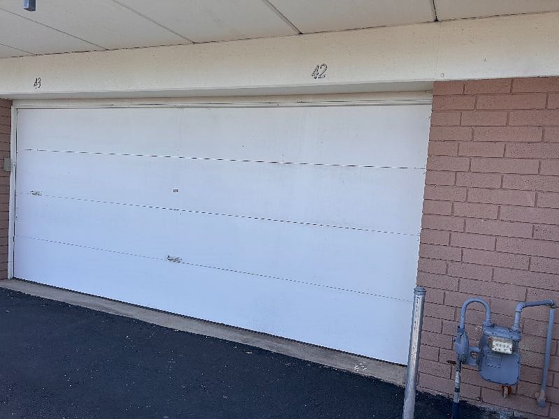 Shared garage (your space on the right)