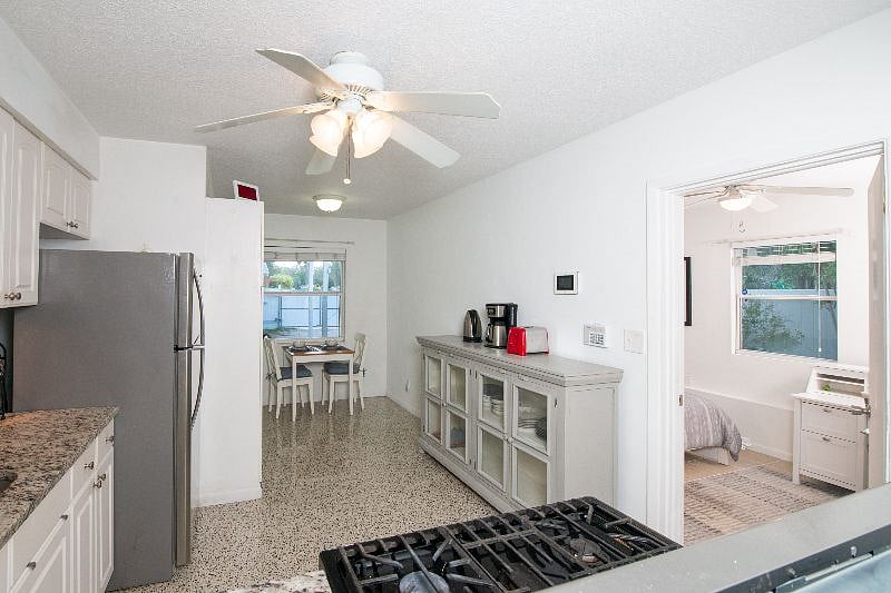 view of kitchen and 3rd beddroom