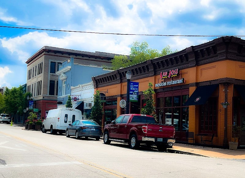 Just up the hill on Gore. Sushi Station has some of the best sushi in STL, and San Jose has a great patio where you can watch the trains go by on the old Pacific line