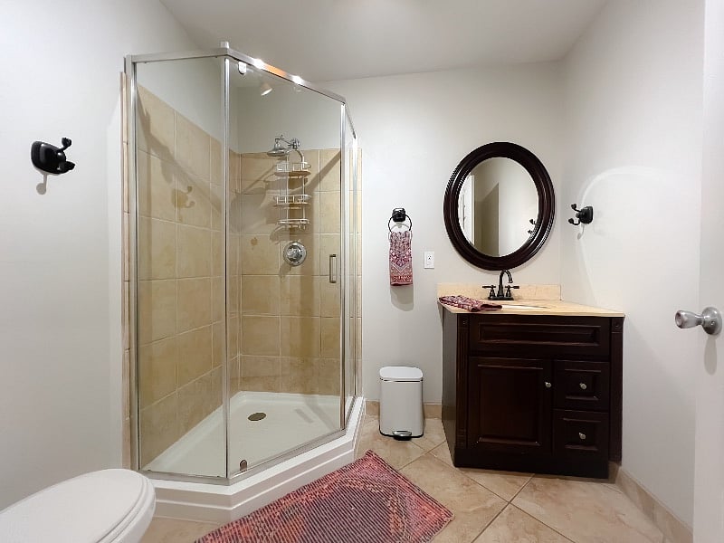 private bathroom off primary suite