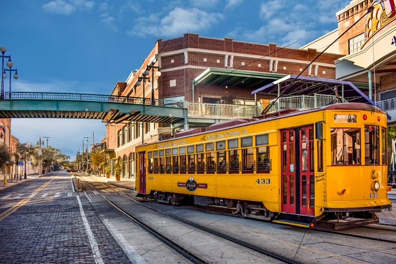 Walking distance to free public transit