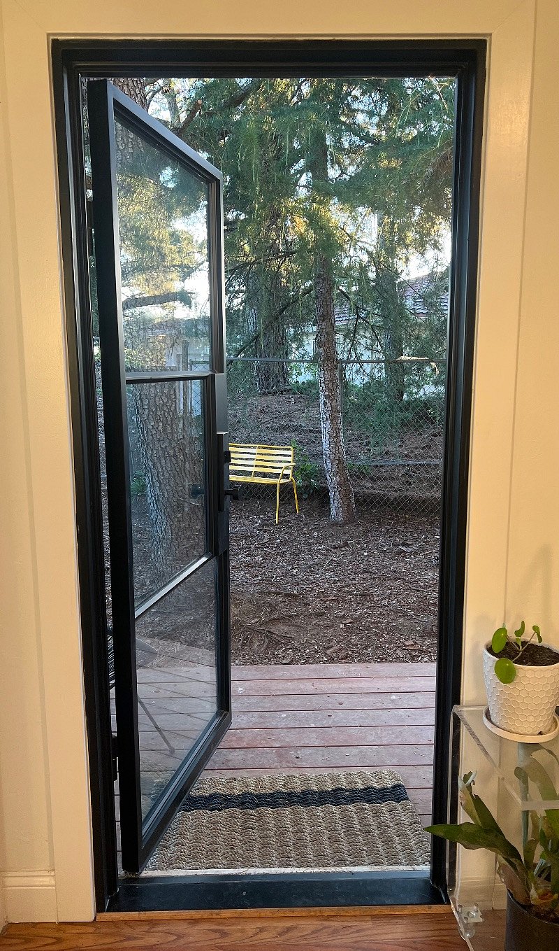 Private entrance- to private garden space