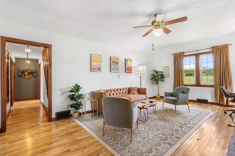 spacious living room
