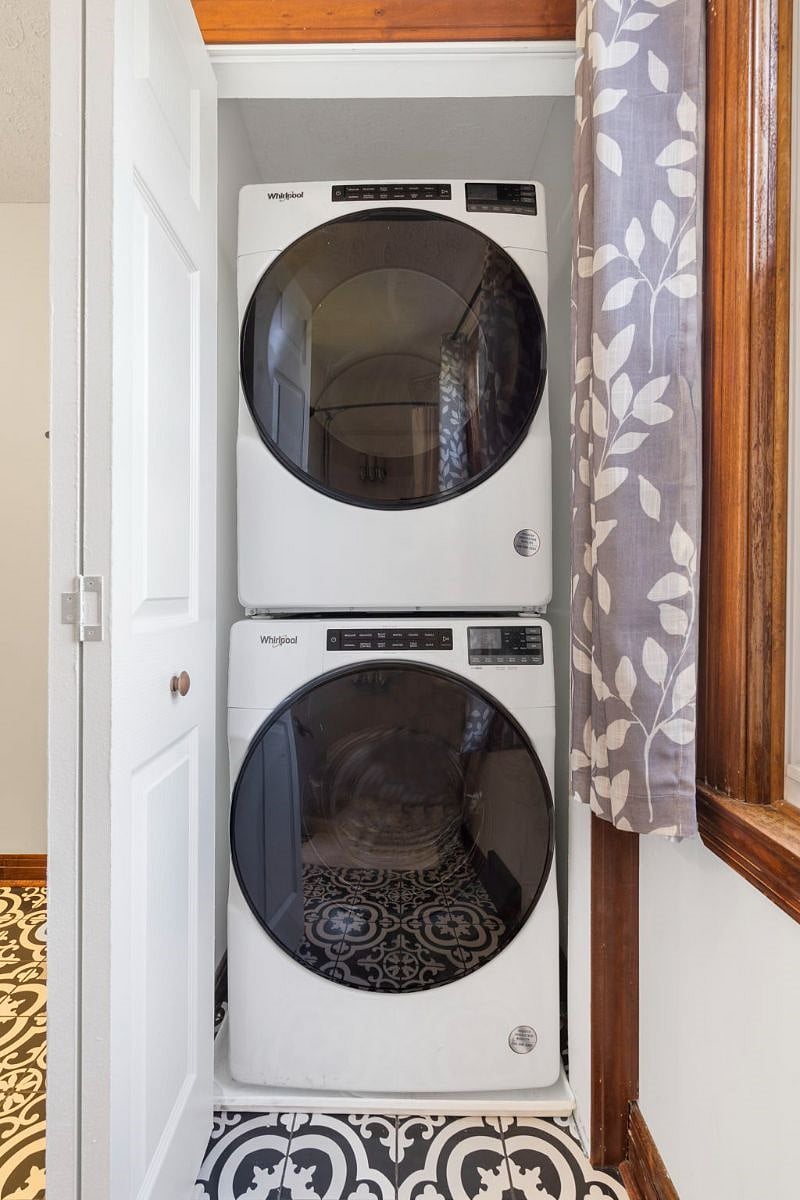Laundry in Primary Bathroom
