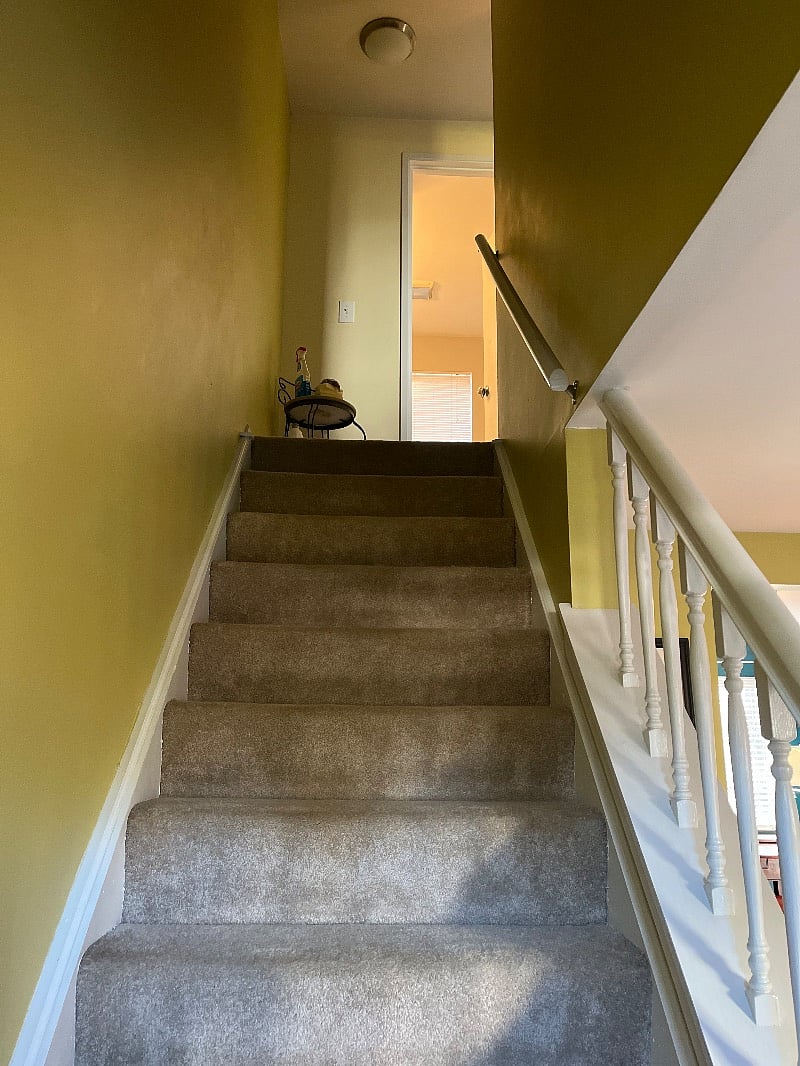stairs leading up to the 2nd floor