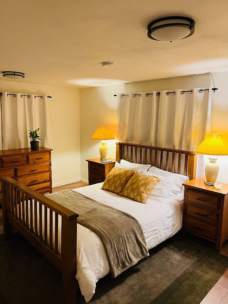 Bedroom 1 with queen bed