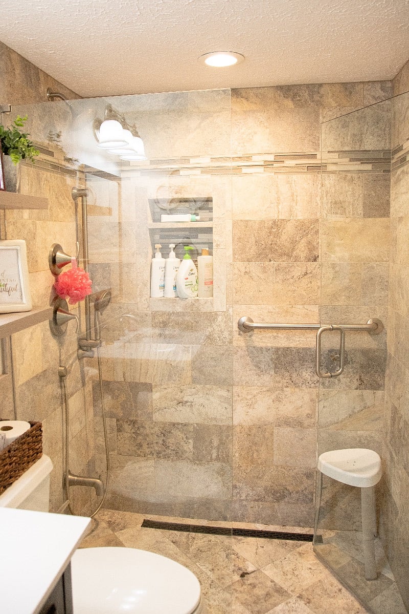 Newly Renovated Shower