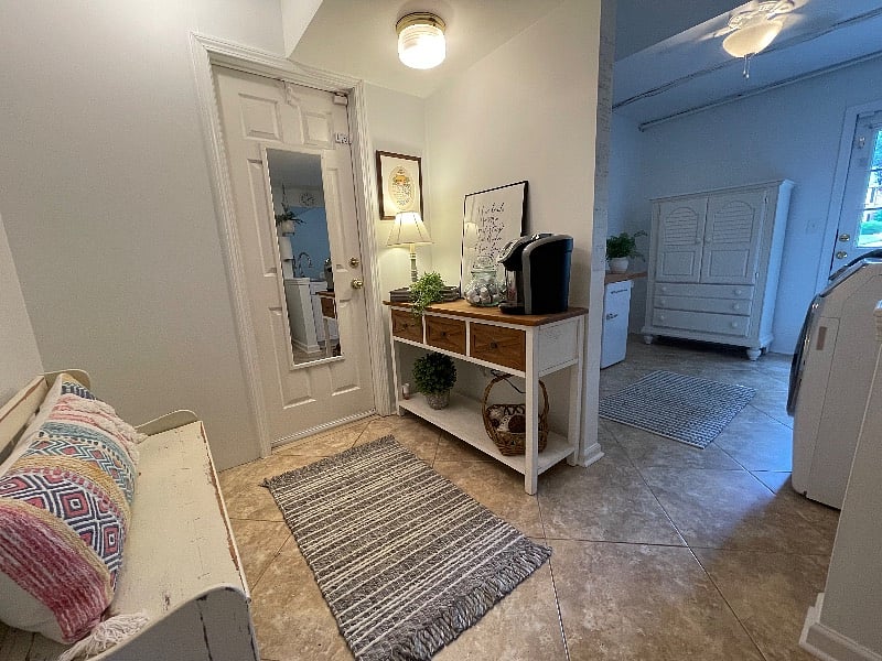Coffee Bar in Kitchenette / Laundry Room