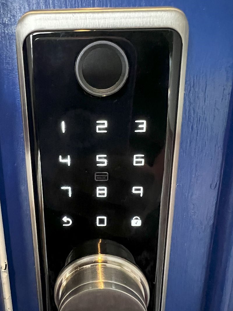 Multiple entrance biometric or code door locks