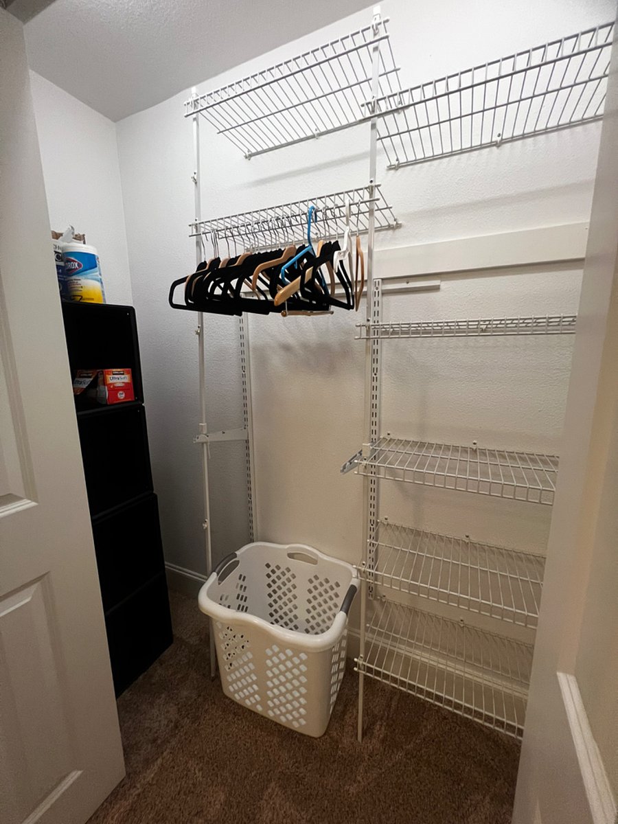 Bedroom 3 (Photo 3), closet with shelving