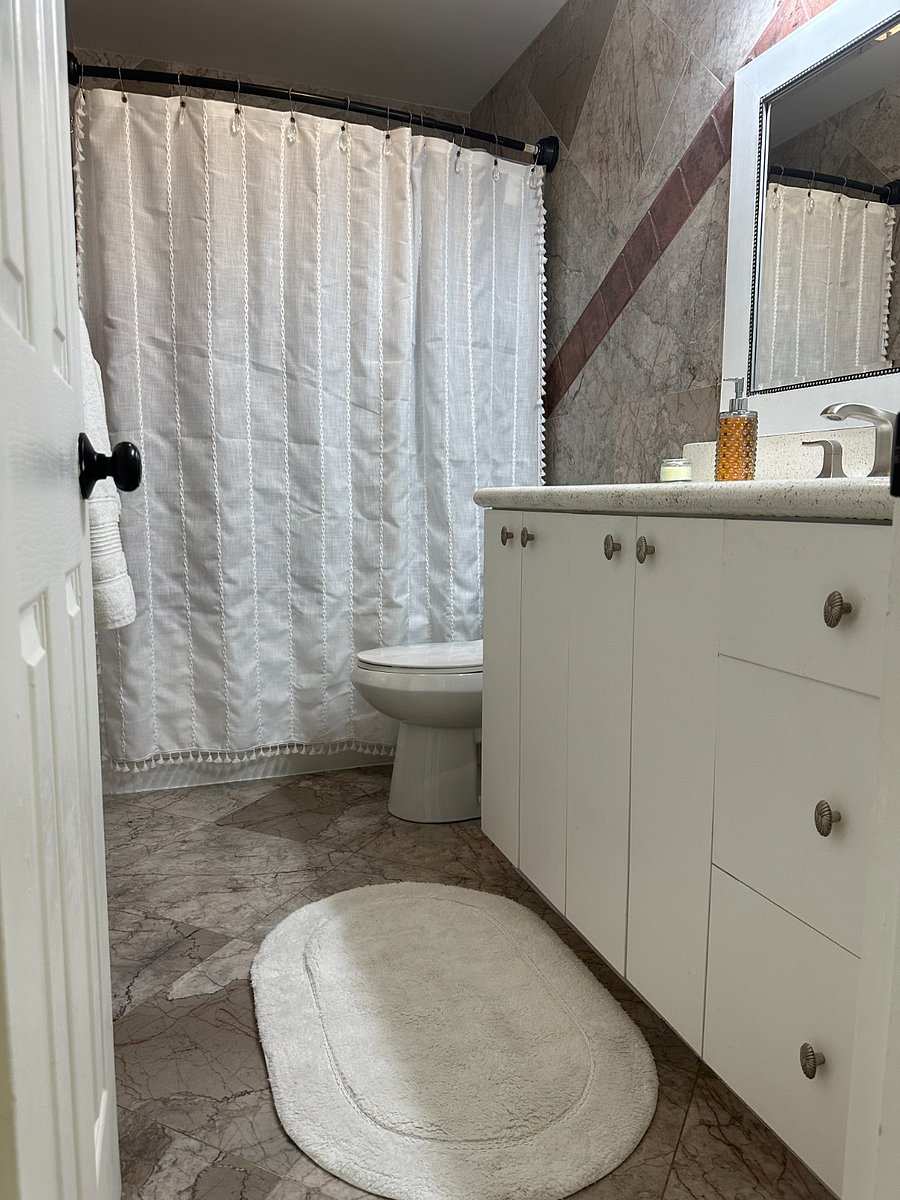 guest bathroom / bath tub