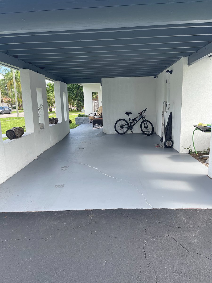 Car port under shade parking, Pantry entrance