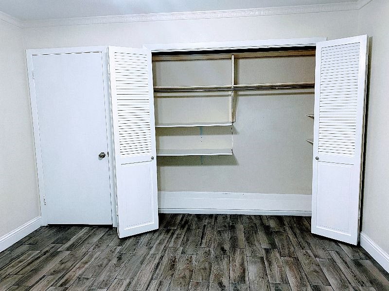 Ample closet space to make your own