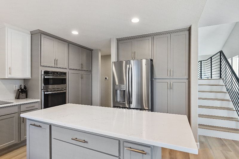 Recently remodeled kitchen with new high-end appliances.