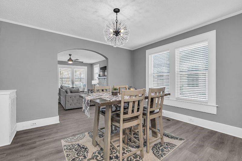 Dining Room - a great space for meals and remote working from home sweet home!