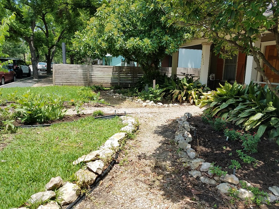 path from driveway to porch