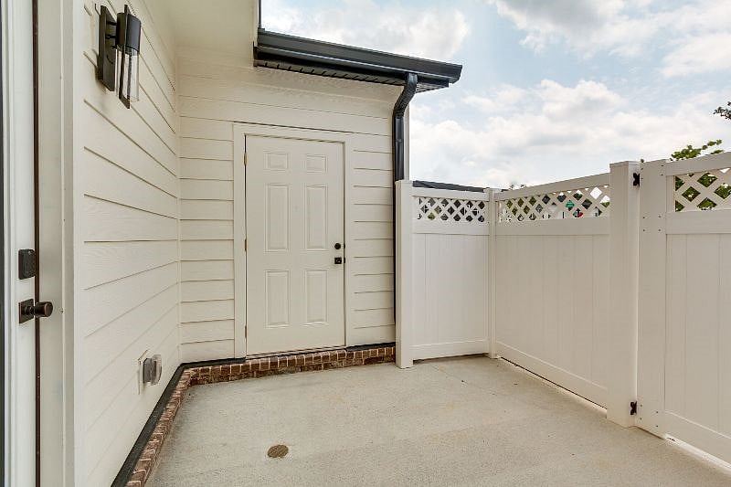 Rear Entrance patio