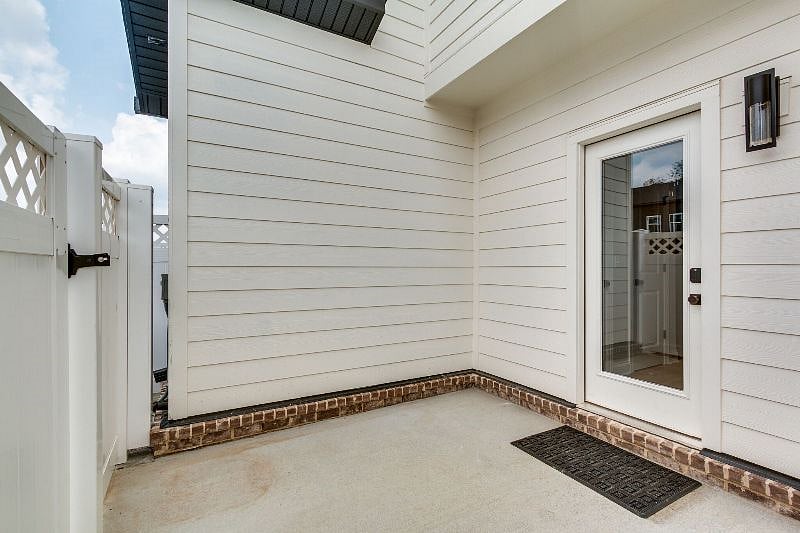 Rear Entrance patio