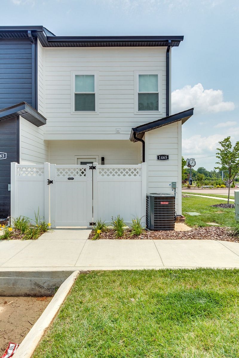 Rear entrance from parking lot