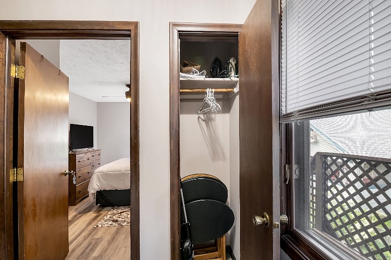 Hall closet