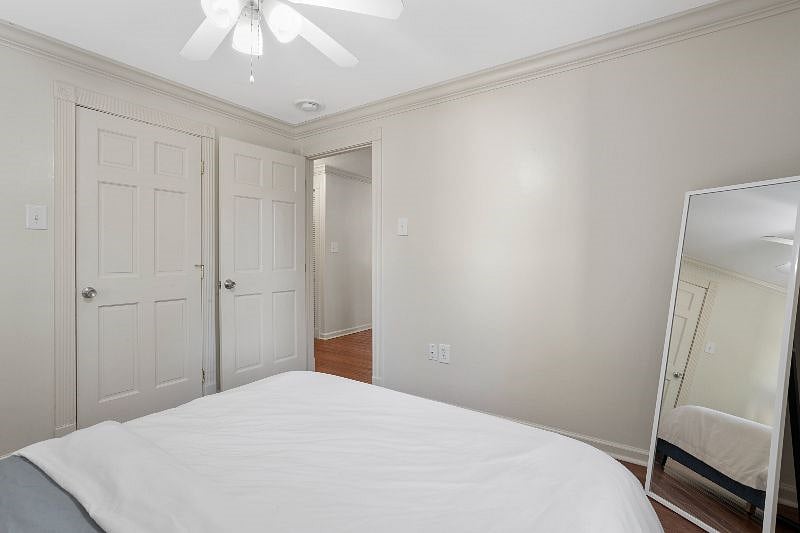 2nd bedroom with walk-in closet.