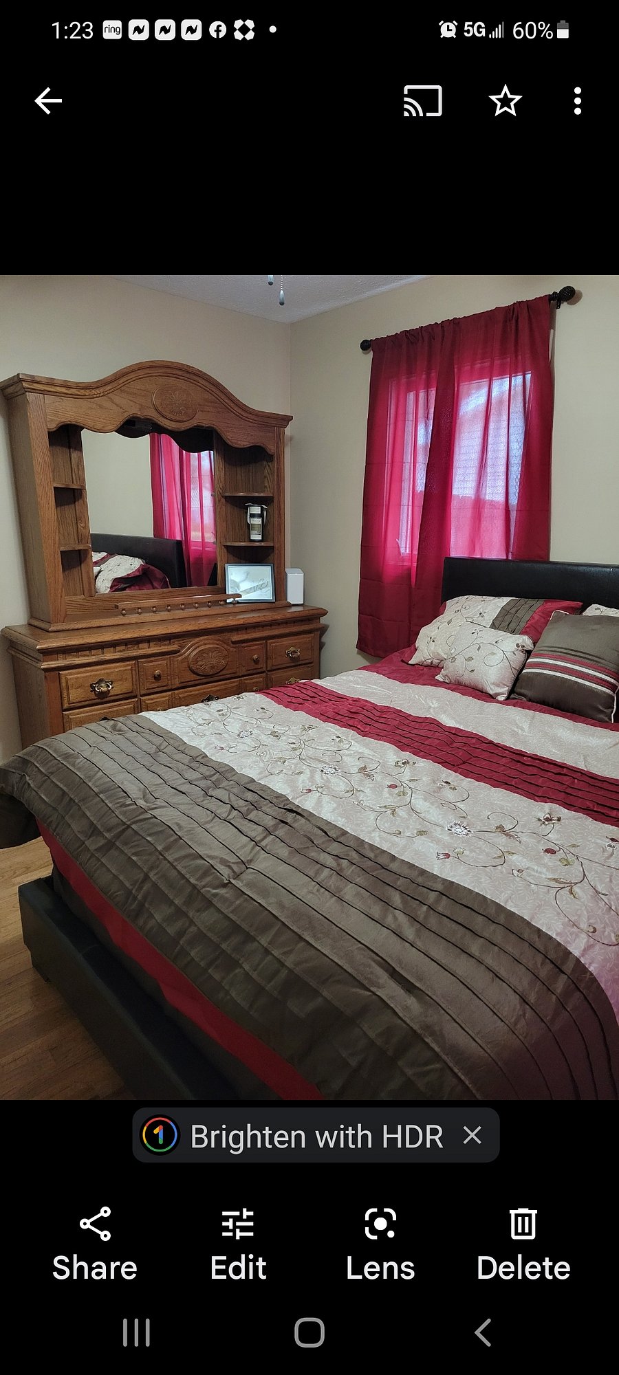 Bedroom 1 main level queen bed