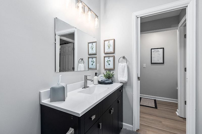 Plenty of counter space.