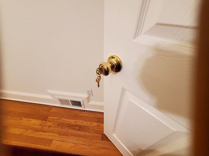 Each bedroom has its own key.