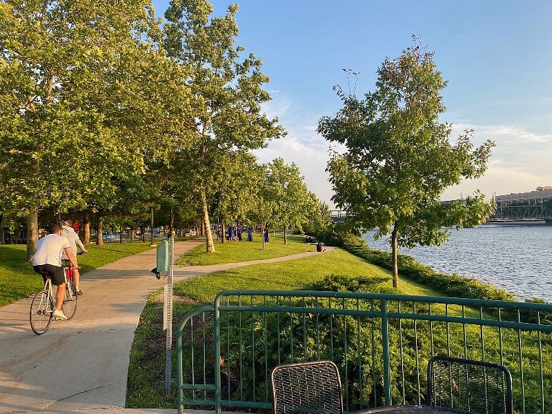 Park in front of condo