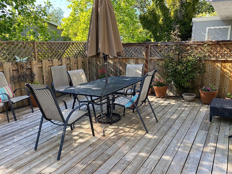Back deck