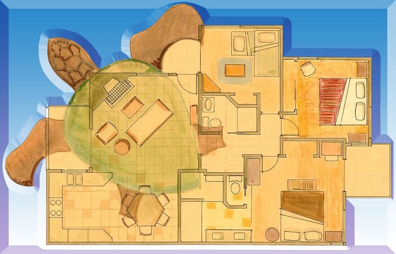 Villa Tortuga Floor Plan