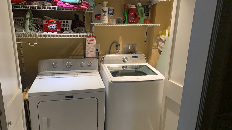 Full Sized Top Load Washer and Dryer
