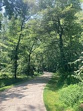 Big Creek Greenway entrance in neighborhood at .5 mile walk