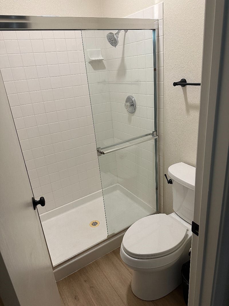 Master shower