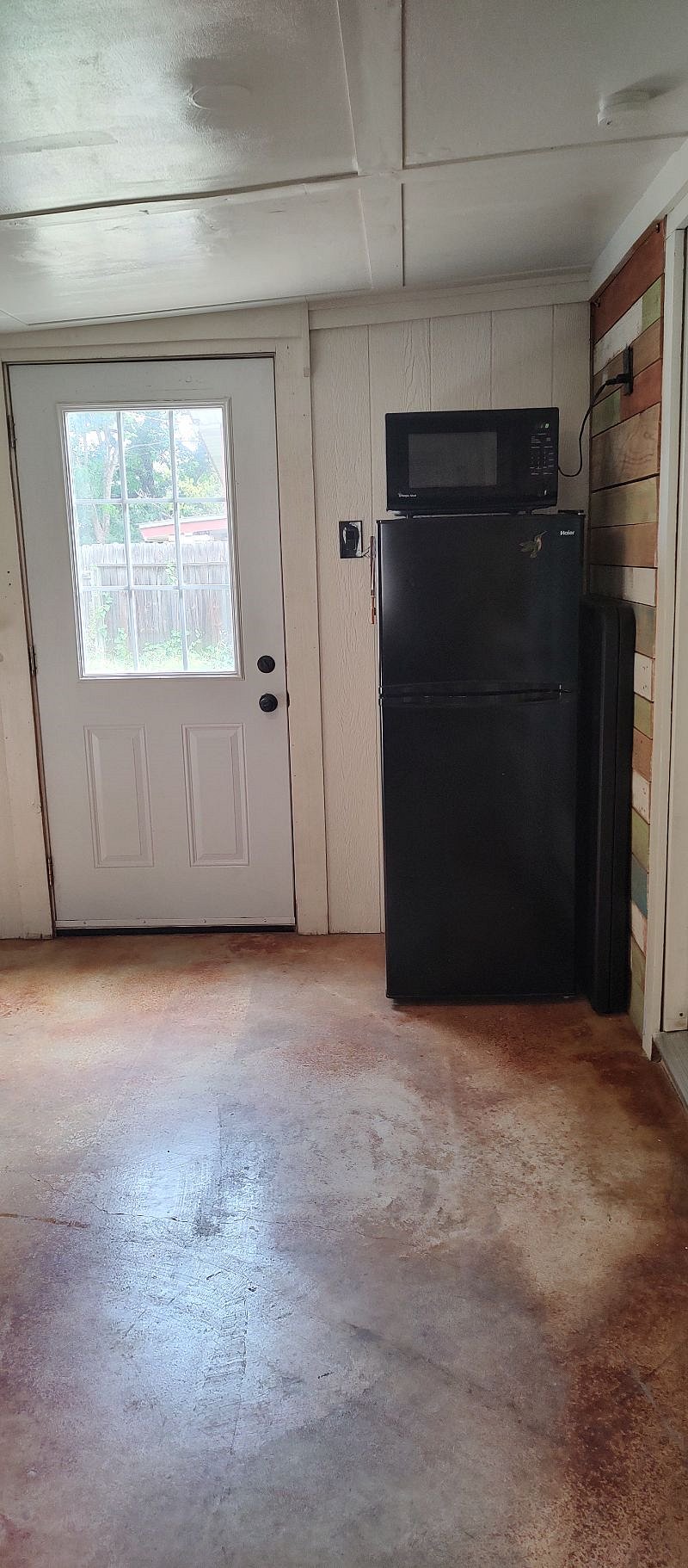 Family Room, extra drink fridge