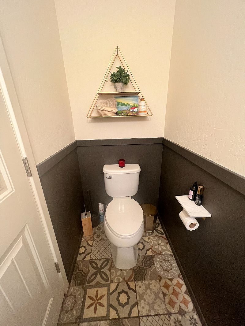 Shared powder room