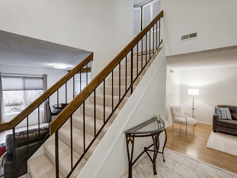 Foyer with stairs