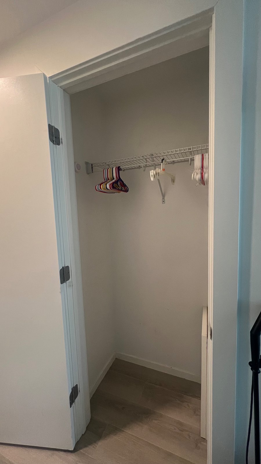 Hall closet: three closets in the apartment total