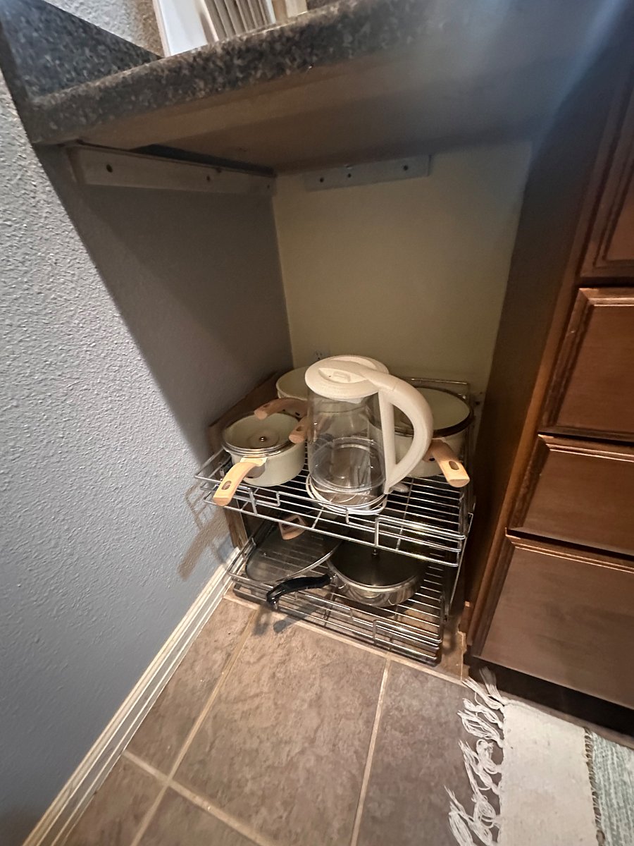 New pots and pans for induction cook top. Electric kettle.