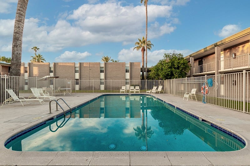 Shared community pool open year-round. Pool NOT heated. 