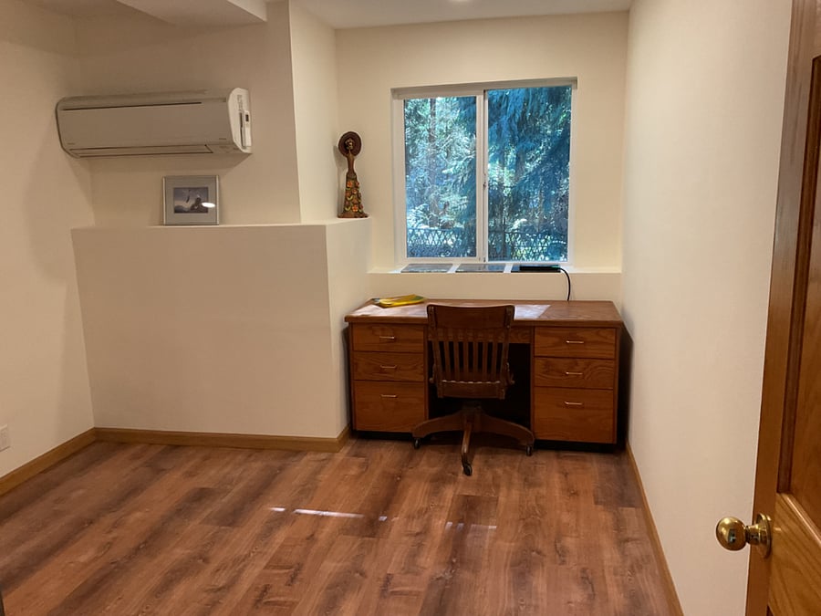 Office desk area