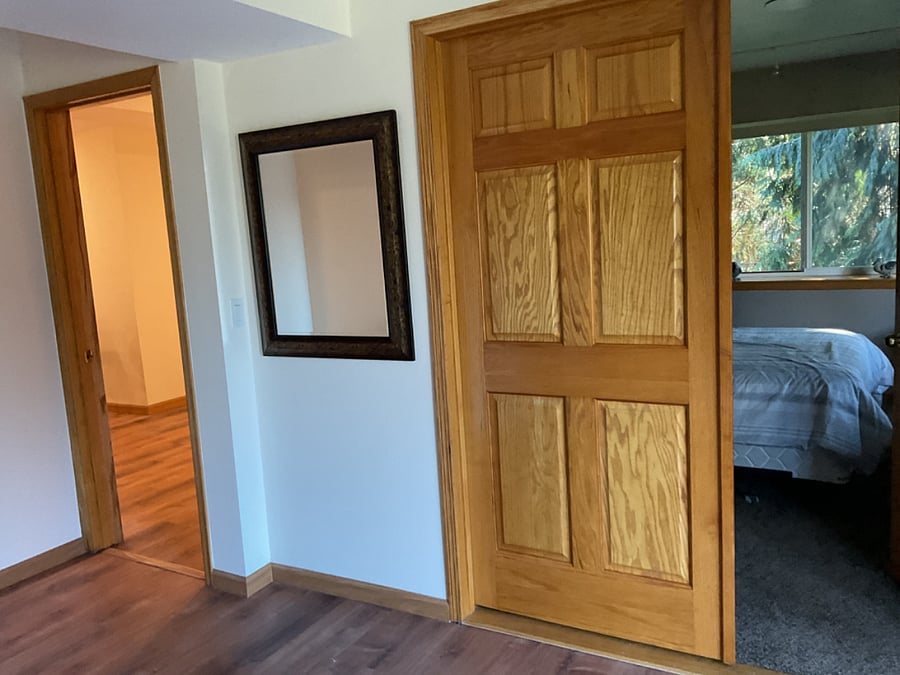 Doors to Kitchen and 2nd bedroom