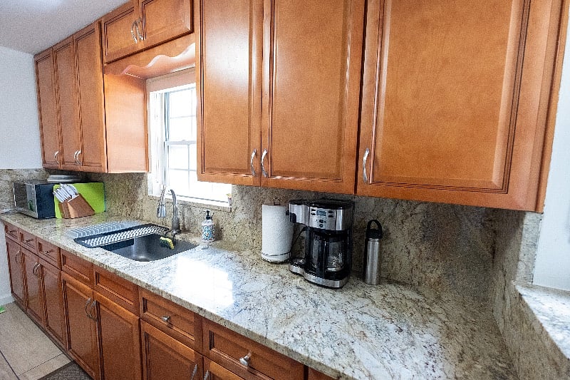 All appliances you would need and brand new granite countertops