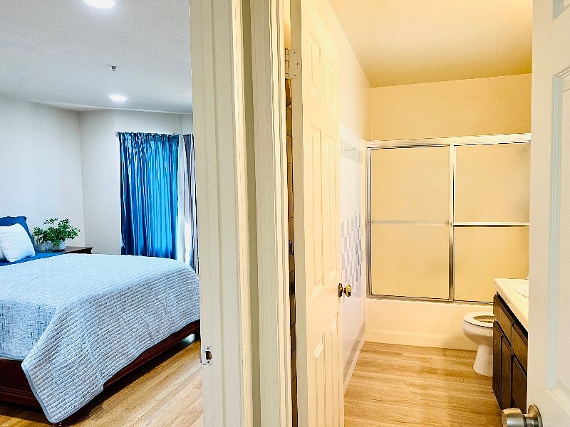Main Floor Master Bedroom and Bathroom