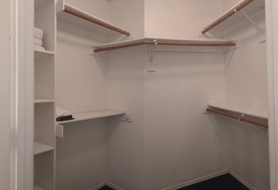 Walk-in Master closet