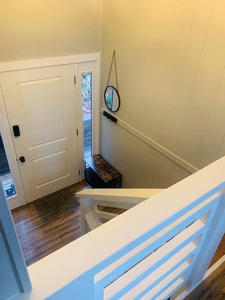 Front door to chalet