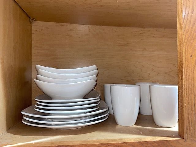 kitchen comes stocked with all essentials