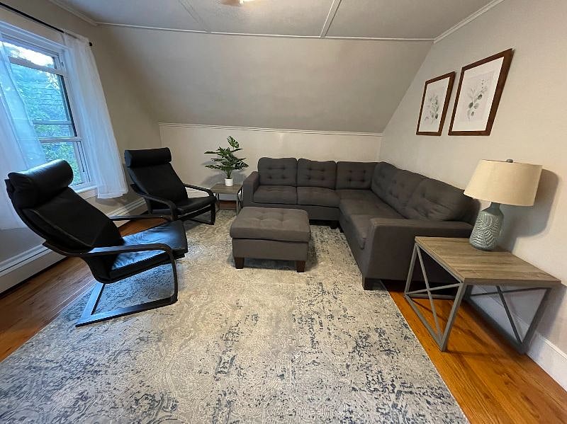 Spacious living room.